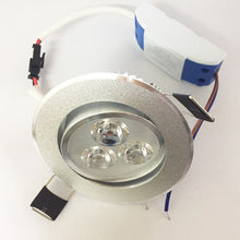 Load image into Gallery viewer, 1pcs/lot 3W Ceiling downlight Epistar LED round ceiling lamp Recessed Spot light AC85-265V for home illumination