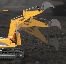 Load image into Gallery viewer, 2.4Ghz 6 Channel 1:24 RC Excavator toy RC Engineering Car Alloy and plastic Excavator RTR For kids Christmas gift