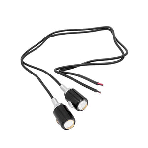 2 Pcs LED Motorcycle Signal Lamp Super Bright LED Car Number License Plate Bolt Screw Tail Rear Light Brake Fog Lamp Bulb