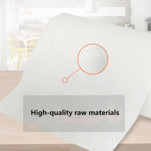 2 Rolls Cleaning Paper Kitchen Wipes Paper Tissues Embossed Thickened Large Hand