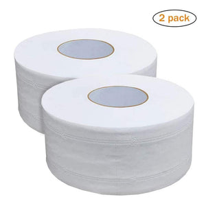 2 Rolls Toilet Paper Top Jumbo Soft for Household and Commercial Toilet Paper 4-Ply Native Wood Toilet Paper Pulp Rolling Paper