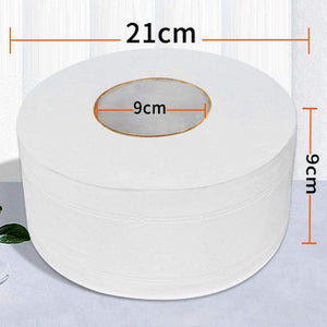 2 Rolls Toilet Paper Top Jumbo Soft for Household and Commercial Toilet Paper 4-Ply Native Wood Toilet Paper Pulp Rolling Paper