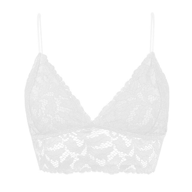 2020 New Lace Bra Top Women Floral Lace Bralette Ladies Seamless Intimates Girls Wireless Lingerie Soft Comfortable Brassiere