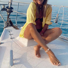 Load image into Gallery viewer, 2021 Autumn New Women Solid Color Stand Up Collar Casual Long Cotton Linen Shirt Spring Ladies Cardigan Jacket Button Up Blouse