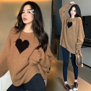 2021 Autumn and Winter New Casual All-Matching Lazy Style Love