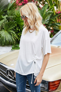 2021 Fashion Summer Women Tops White T Shirt Pullover Short Sleeve O-Neck Casual Loose Female T-Shirt