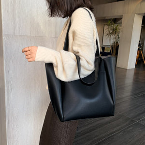 2021 Hot sale women handbag large capacity shoulder bags high quality PU leather shoulder bags ladies wild bags sac a main femme