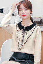 Load image into Gallery viewer, 2021 New Autumn and Winter All-match Women&#39;s Sweater Loose Outer Knit Bottoming Shirt Western Style Blouse