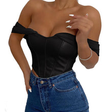 Load image into Gallery viewer, 2021 New Ladies Spring Summer Street Style Raglan Short Sleeve Solid Blouses Women Sexy Slash Neck Midweight Shirts