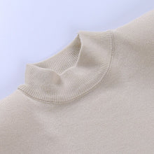 Load image into Gallery viewer, 2021 New Spring Summer Solid Knitted Top Women Casual Slim Half High Collar Flying Sleeve Ladies Back To The Basics Pullover Top