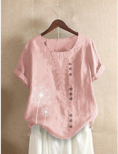 2021 New Summer T Shirt Women Elasticity Woman Clothes Oversize Tops Plus Size Tshirt Maxi Female Short Sleeve Cotton Linen Tee