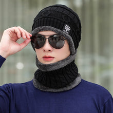 Load image into Gallery viewer, 2021 New Winter Beanie Hat for Men Knitted Hat Winter Cap Beanie Women Thick Wool Neck Scarf Cap Balaclava Mask Bonnet Hats