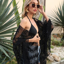 Load image into Gallery viewer, 2021 New Women&#39;s Summer Casual Lace Crochet Kimono Cardigan Bathing Suit Cover Up