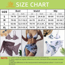 Load image into Gallery viewer, 2021 Sexy Solid Bikinis Women Swimwear Bandeau Bikini Tanga 3 Pieces Swimsuit Female Push Up Bathing Suit Swimming Beach Dress