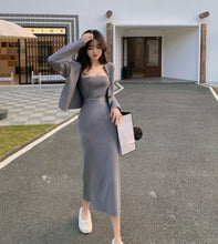 Load image into Gallery viewer, 2021 Spring Ensemble Femme Two Piece Set Women Pull Femme Hiver two piece outfits jogging femme loungewear dress set crop top