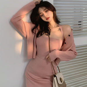 2021 Spring Ensemble Femme Two Piece Set Women Pull Femme Hiver two piece outfits jogging femme loungewear dress set crop top