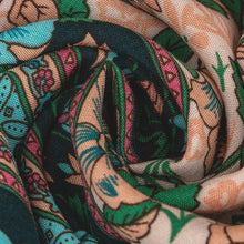 Load image into Gallery viewer, 2021 Spring New Bohemia Floral Dress Women Casual V Neck High Waist Short Sleeve Print Dress For Women Fashion Summer Dress