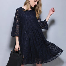 Load image into Gallery viewer, 2021 Spring Sexy Women Party Long Beach Black Vintage Dress New Women&#39;s Dress Sleeve Lace Dress Women&#39;s Ladies Dresses Gothic