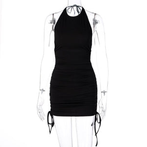 2021 Summer Autumn Sexy Beach Strap Vintage Bodycon Dress Boho Casual Elegant Women Sundress Corset Party Gothic Ladies Dresses