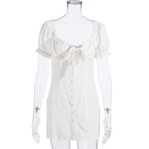 2021 Summer Autumn Sexy Strap Party White Bodycon Lace Boho Casual Dress Women Sundress Corset Vestidos Dresses Harajuku Gothic