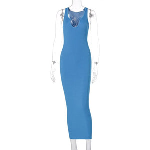 2021 Summer Sexy Beach Strap Long Bodycon Boho Dress Elegant Women Sundress Corset Party Ladies Dresses Vintage Gothic Harajuku