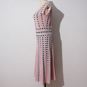 2021 Summer Sweater Dress Fashion Streetwear sleeveless Knit Dress slim Knit Dress vestidos de verano robe femme sukienka