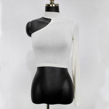 Load image into Gallery viewer, 2021 Summer T Shirt Women Elasticity T-Shirt Woman Clothes Tops Slim Tshirt Female Long Sleeve Crop Top Womens Sexy Canale Y2k