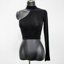 Load image into Gallery viewer, 2021 Summer T Shirt Women Elasticity T-Shirt Woman Clothes Tops Slim Tshirt Female Long Sleeve Crop Top Womens Sexy Canale Y2k