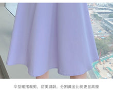 Load image into Gallery viewer, 2021 Summer Women Two Piece Set Elegant Chiffon Ruffles Bow Tie Shirt Top + High Waist Big Swing Long Skirt Outfit