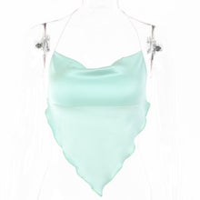 Load image into Gallery viewer, 2021 Summertime New Style Vest Solid Color Women&#39;s Sexy Inverted Triangle Open Back Belly Band Tank Top For Ladies Fashion