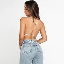 Load image into Gallery viewer, 2021 Summertime Printed Women&#39;s Hot Style Sexy Halter Tank All Match Sling Tube Top Bar Navel Small Belly For Ladies