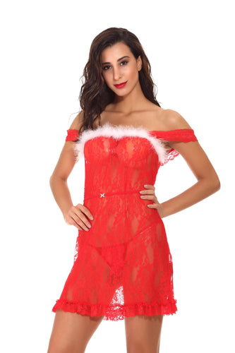 2021 Women Christmas Sexy Lingerie Underwear Lingerie Set Femme Sexy Exotic lenceria Porn Clothes Women  ropa mujer