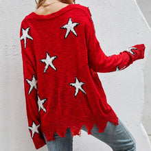Load image into Gallery viewer, 2021  Women Red Knitted Thin Sweater Fashion Oversized Pullovers Ladies Autumn Winter Loose Sweaters Korean Jumpers Sueter Mujer