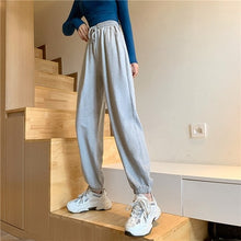 Load image into Gallery viewer, 2021 Women&#39;s Pants Cost-Effective Sports Casual Pants High Waist Slimming Hundred Plain Trousers Female Street Wear Clothing