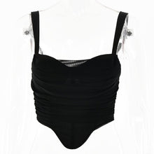 Load image into Gallery viewer, 2021 Women&#39;s Summer New Style Net Red Sleeveless Solid Color Tank Strap Slim Sexy Top With Fishbone For Ladies Fashion