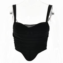 Load image into Gallery viewer, 2021 Women&#39;s Summer New Style Net Red Sleeveless Solid Color Tank Strap Slim Sexy Top With Fishbone For Ladies Fashion