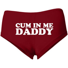 Load image into Gallery viewer, Funny Sexy Lingerie Underwear Panties Thong Knickers cum in me daddy Letter Printing Sexy Women Panties