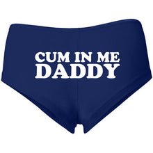 Load image into Gallery viewer, Funny Sexy Lingerie Underwear Panties Thong Knickers cum in me daddy Letter Printing Sexy Women Panties