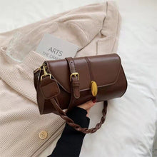 Load image into Gallery viewer, 2021 new retro messenger texture fashion one-shoulder small square bag