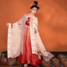 Load image into Gallery viewer, 2021 women cosplay fairy costume hanfu coat chinese traditional ancient stage hanfu cloak chinese national folk dance costume