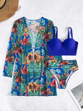 Load image into Gallery viewer, 2022 3pack Underwire Bikini High Waist Swimwear Women Push Up Swimsuit Biquini Backless Bathing Suit Beach Wear Summer Female