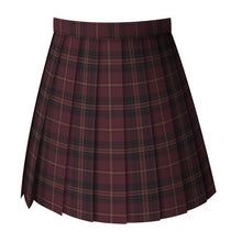 Load image into Gallery viewer, 2022 All Match High Waist Sweet Pleated Skirts Spring Women Cute Preppy Style Plaid Mini Skirt Vintage Jupe Kawaii Faldas Mujer