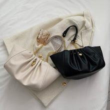 Load image into Gallery viewer, 2022 Big PU Leather Women&#39;s Chain Designer Handbag Luxury Brand Shoulder Side Bag Ladies Fashion Satchel Luxury Hand Bag