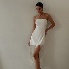 Load image into Gallery viewer, 2022 Fashion Flare Sleeve Sexy Cut Out Ruched Dress Outfits Women Party Club Summer Mesh Sheer Dresses Bodycon Clothes