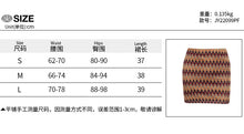 Load image into Gallery viewer, 2022 Fashion Sexy Chain High Waist Retro Stripe Mini Skirt for Women Streetwear Summer  Short Skirts Slim Casual locomotive Hot