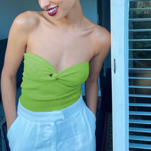 Load image into Gallery viewer, 2022 For Summer Chic Tube Top  Fashion White Knitting Women&#39;s Clothing Wrap Crop Top Rave Festival Sexy Sleeveless Tops  Beach