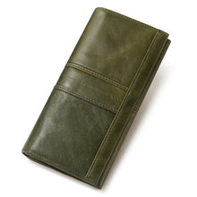 Load image into Gallery viewer, 2022 Hot Sale Genuine Leather Women Wallet Long Multi-Card Holder Large Capacity RFID Wallet for Women Mobile Phone Purse