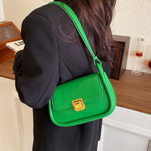 2022 Luxury Brand Small Leather Crossbody Bags Long Belt Design Female Shoulder Purses and Handbags In Trendy Underarm Bag