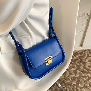 2022 Luxury Brand Small Leather Crossbody Bags Long Belt Design Female Shoulder Purses and Handbags In Trendy Underarm Bag