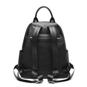 2022 New Backpack Genuine Leather Women&#39;s Bag Fashion All-Match First Layer Cowhide Ladies Backpack Women&#39;s Travel Bags